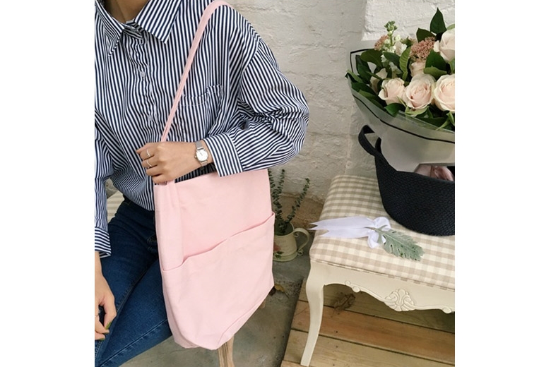 Plain Eco Bag Cloth Bag Men Women Daily Canvas Bag