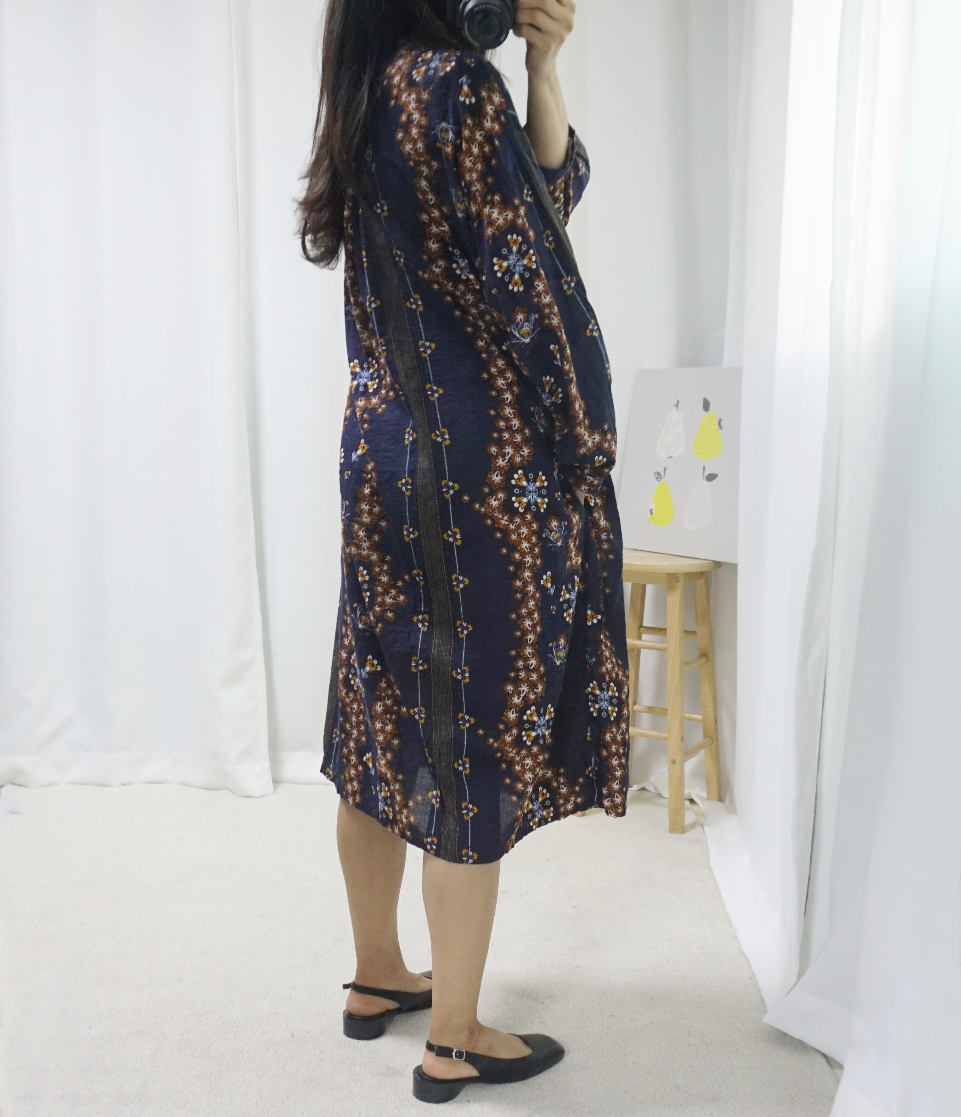 New Women Dress Nana Tube Bee Autumn Pattern Flowe