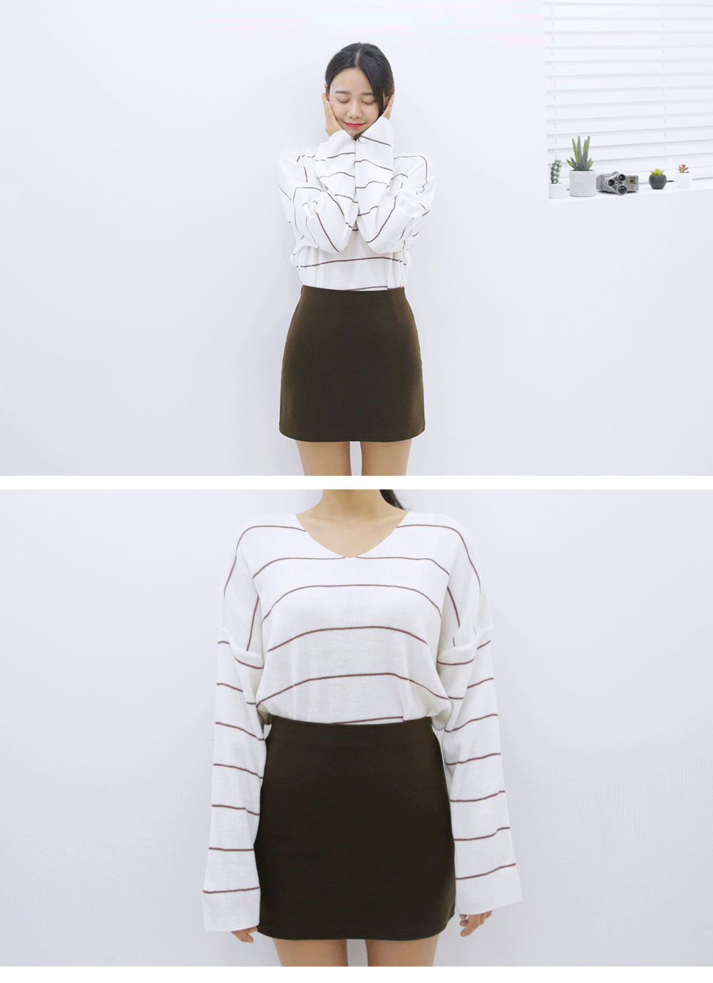 Daily Modern Bending Mini Skirt Autumn Skirt
