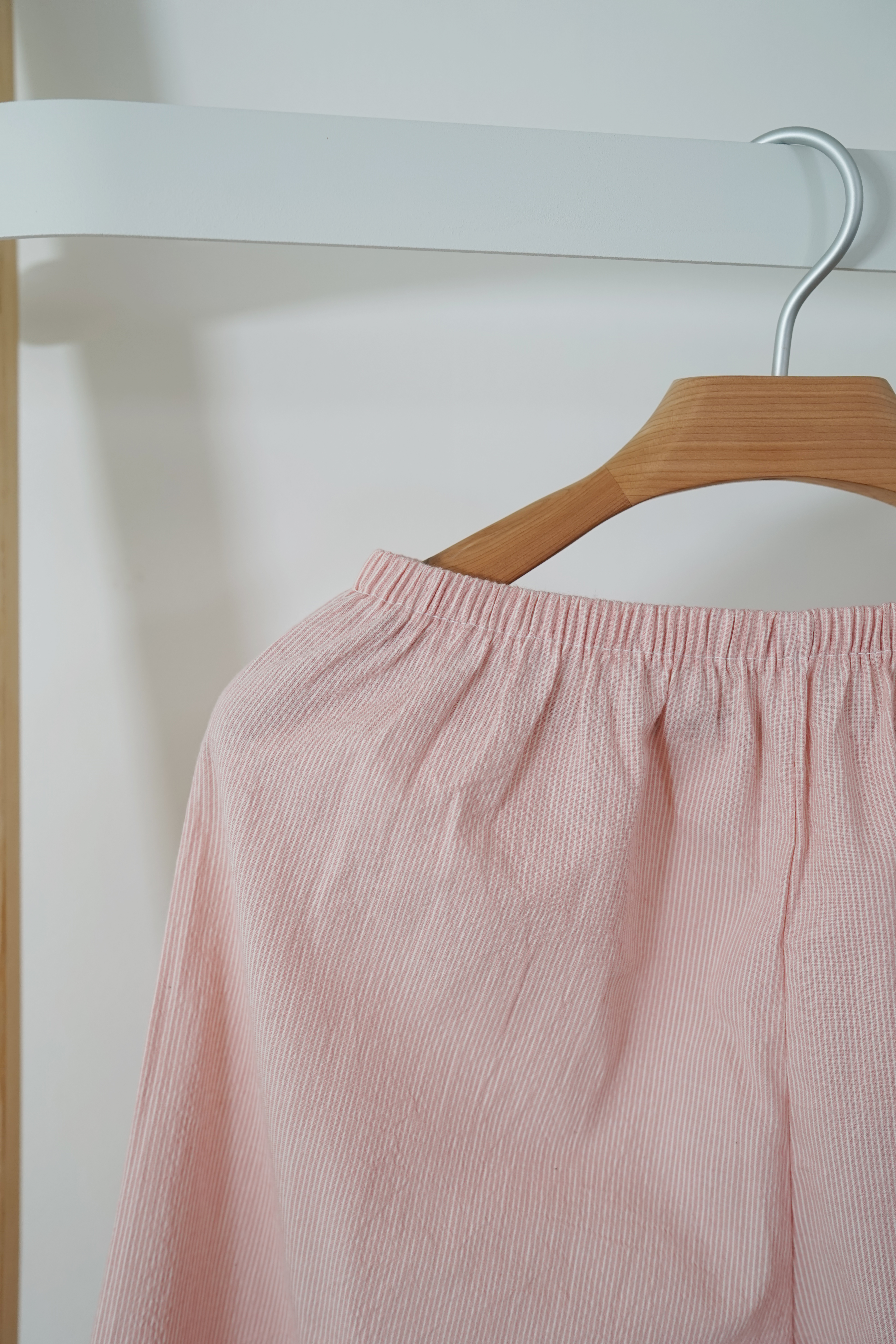 New Long Sleeve Pajama _ Washing Straw Leaf Pink C