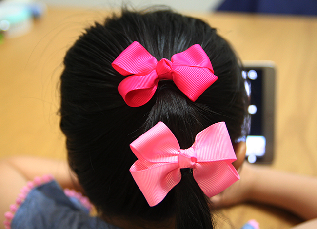 New 10 color ribbon pin set cute style child care 