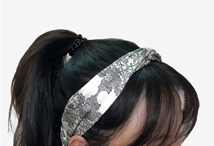 Paisley Bandana Hair Band Turban Wire Fall