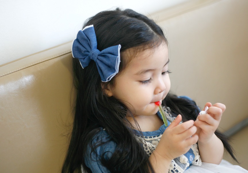 New Friendship Ribbon Tongue Pin Toddler Hair Acce