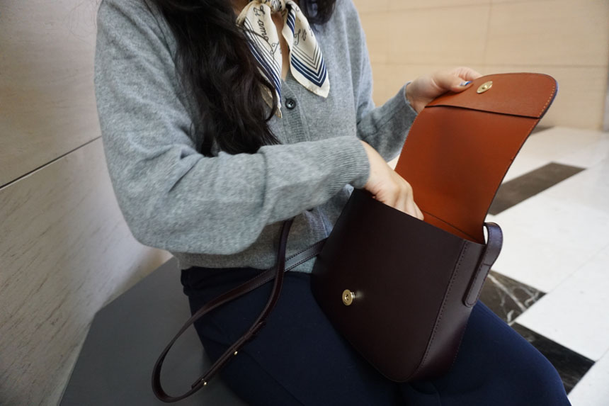 New Dabini DABini Real leather cowhide mini cross 