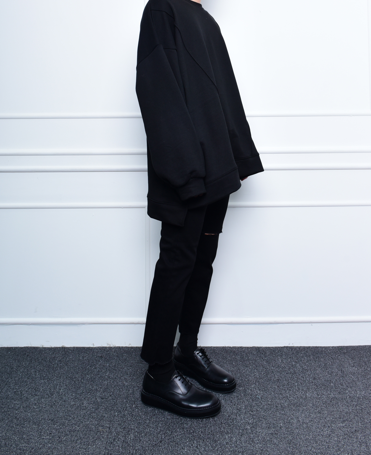 New Men's Dress Shoes 4cm Derby Clipper Shoes b