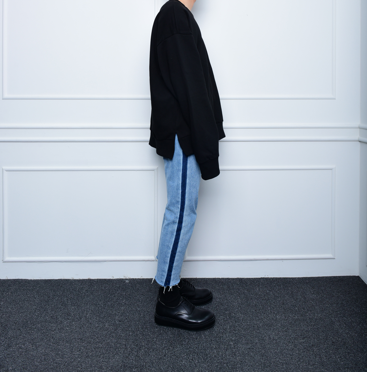 New Men's Dress Shoes 4cm Derby Clipper Shoes b