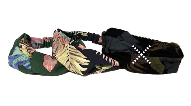 Paisley Bandana Hair Band Turban Wire Fall