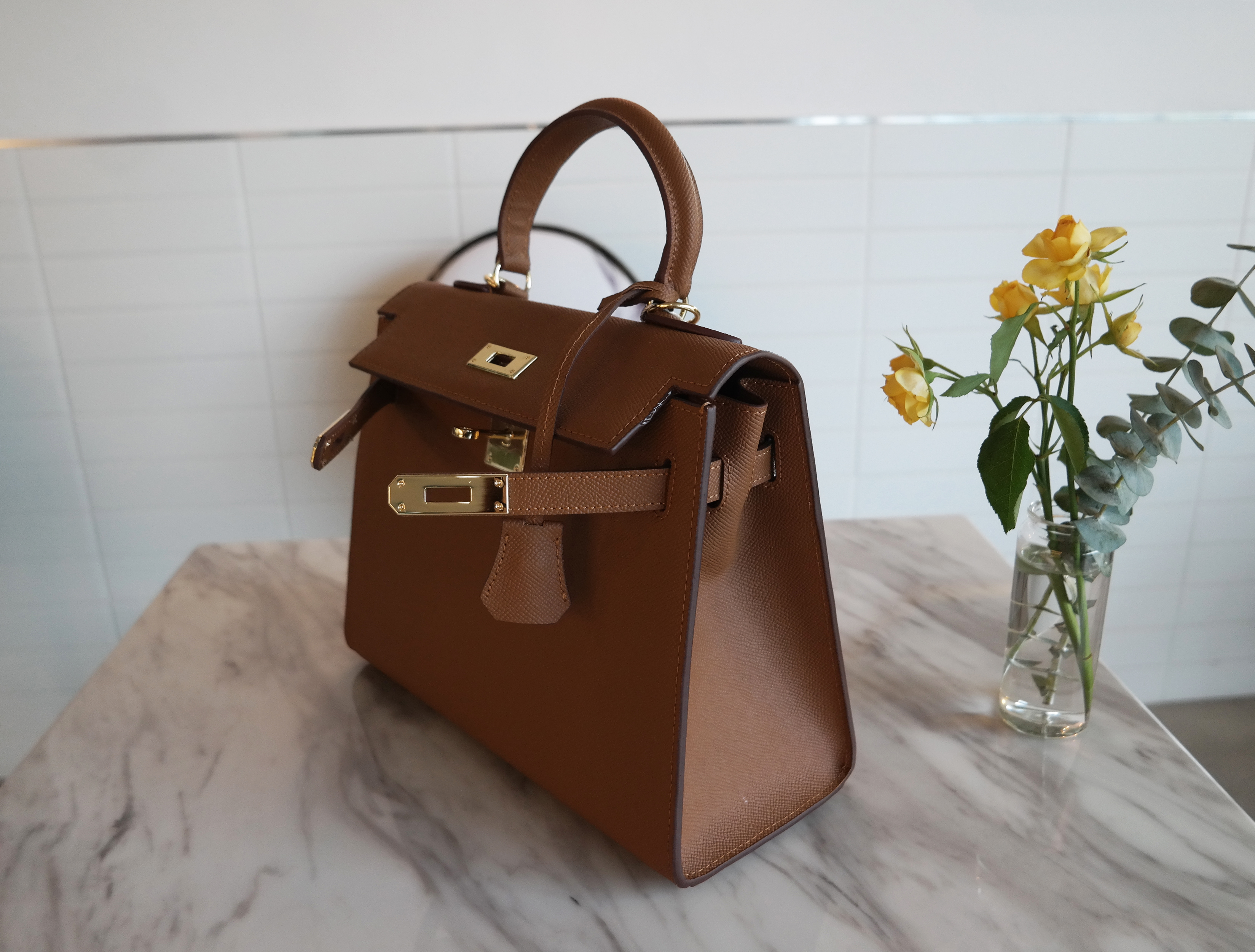 New Women's Bags Elegant Kelly Bag Luxury Cowhi