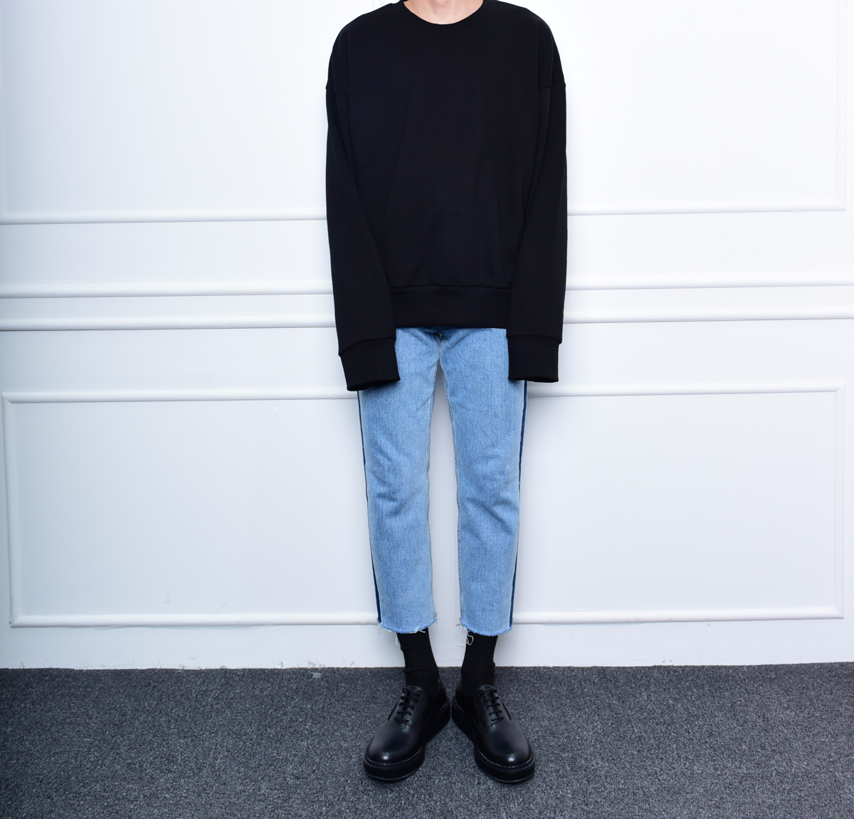 New Men's Dress Shoes 4cm Derby Clipper Shoes b