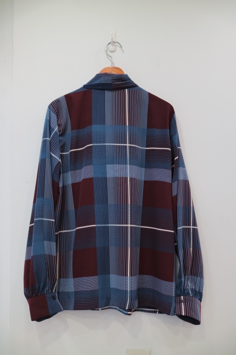 Women Blouses Check Ribbon Blouse Shop Tie Office 