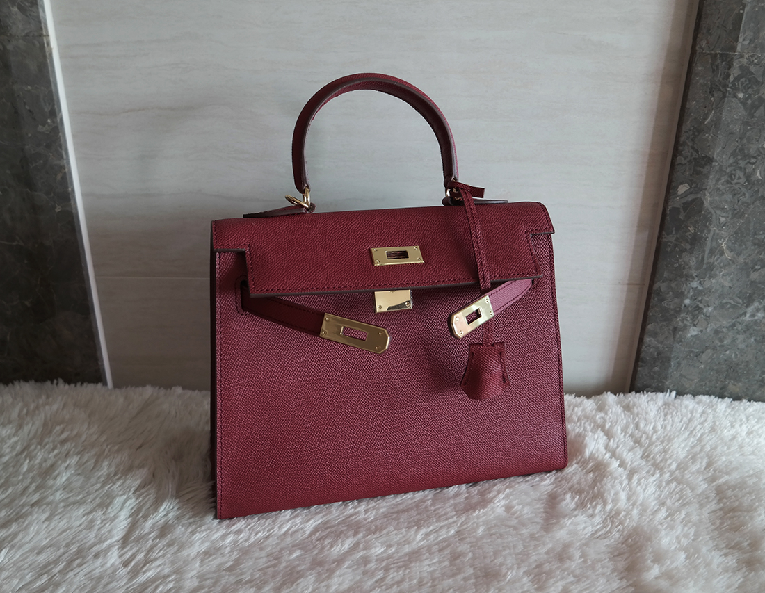 New Women's Bags Elegant Kelly Bag Luxury Cowhi