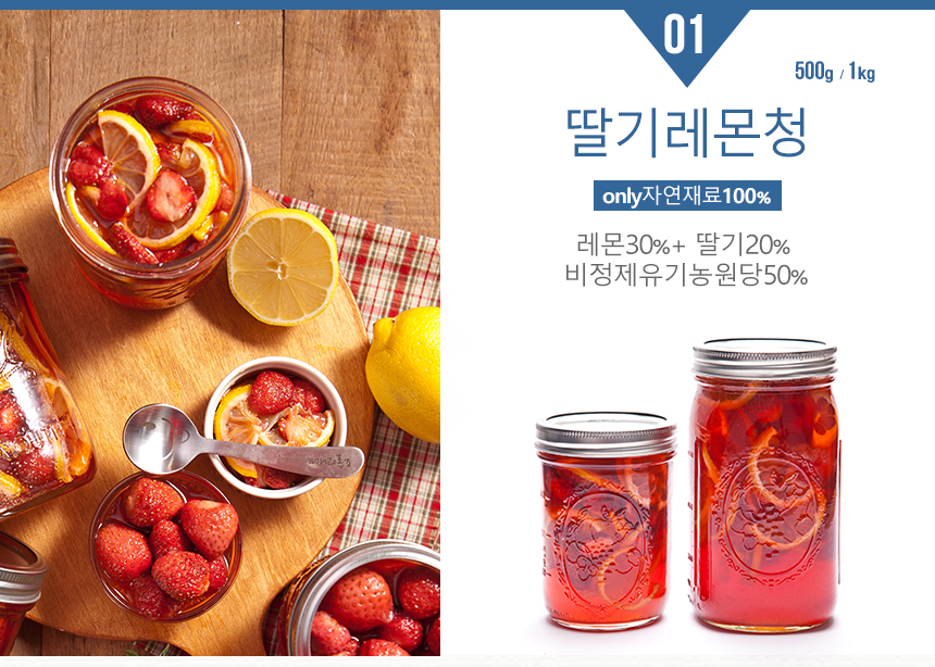 NEW HONEY CITRON TEA Strawberry Lemon Blue Handmad