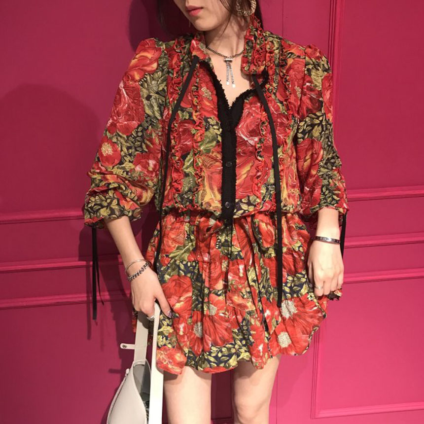 New Women Dress Flower dress dresser chiffon chiff