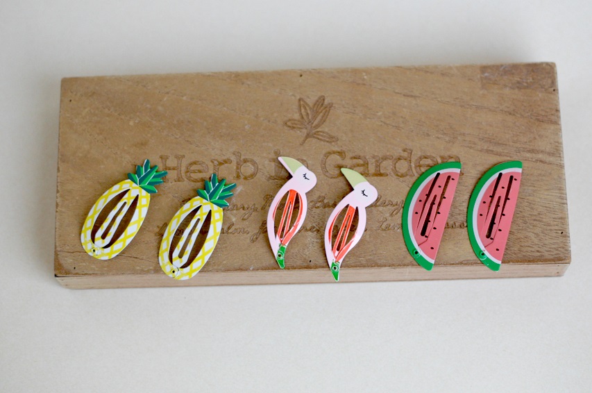 New 3 teaspoons tiny pin 2 pairs baby pair hair ac