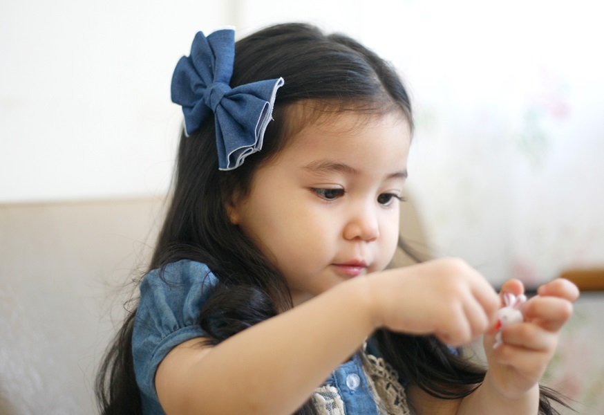 New Friendship Ribbon Tongue Pin Toddler Hair Acce