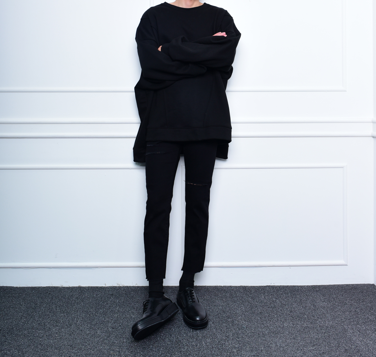 New Men's Dress Shoes 4cm Derby Clipper Shoes b