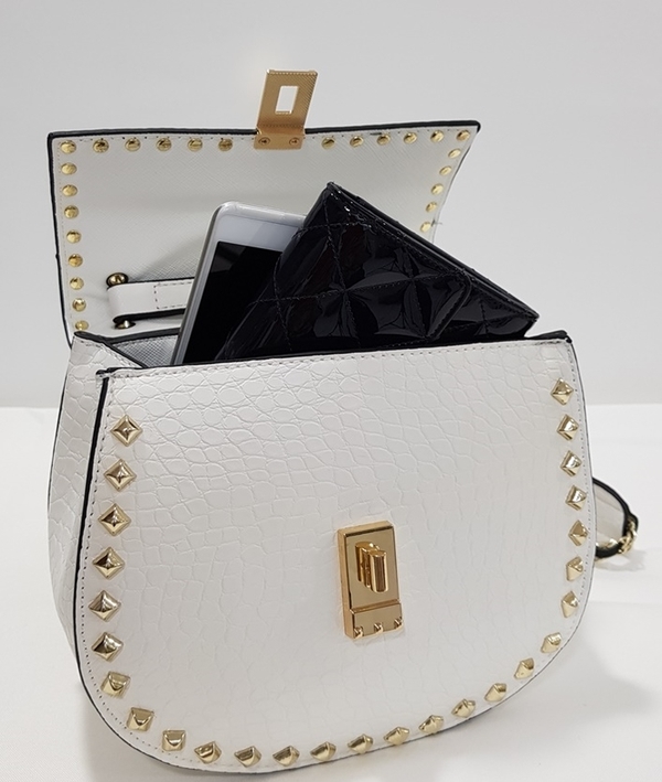 New Gypsy Stud Buckle Python Cross Back Tray Fresh