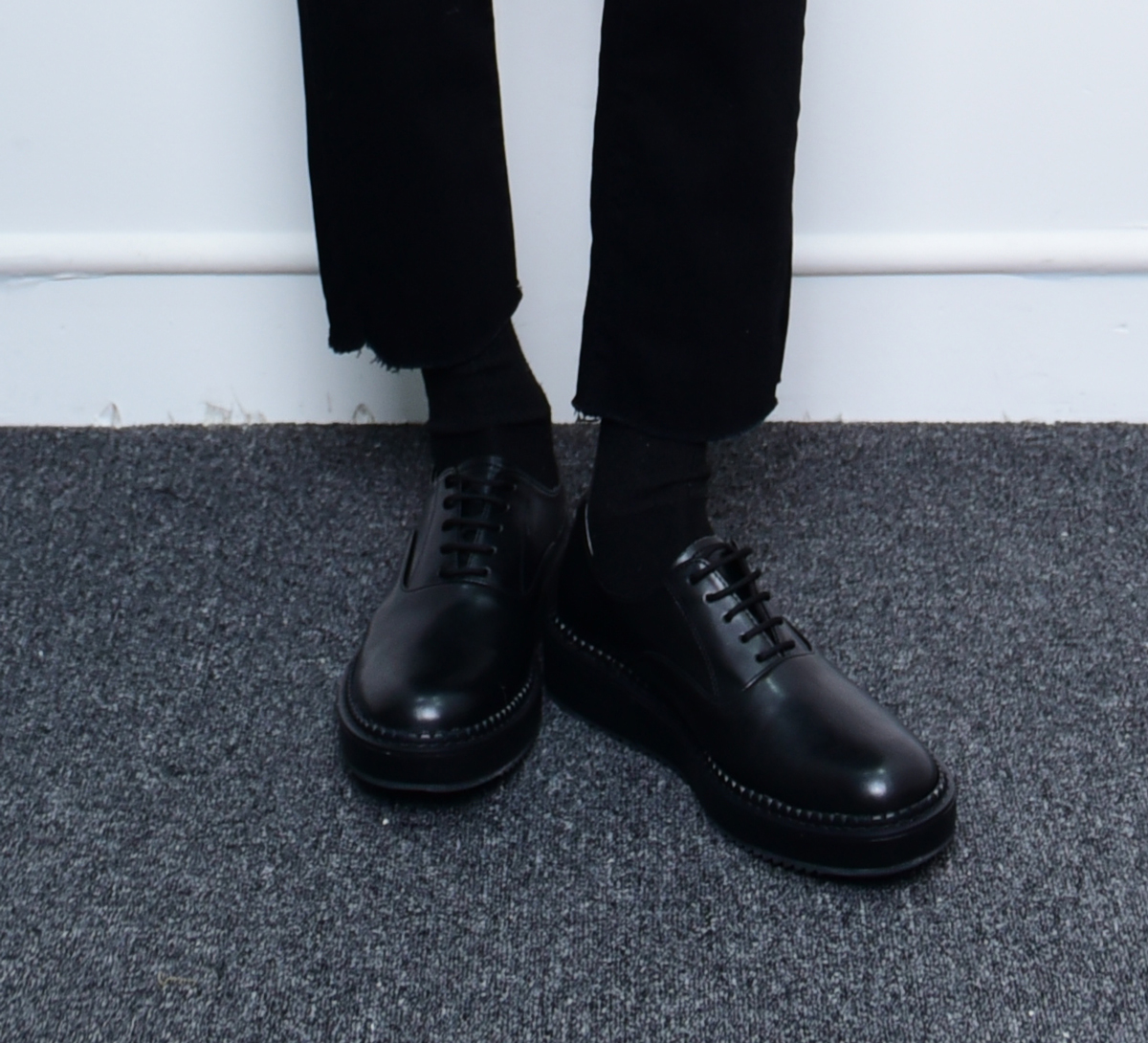 New Men's Dress Shoes 4cm Derby Clipper Shoes b