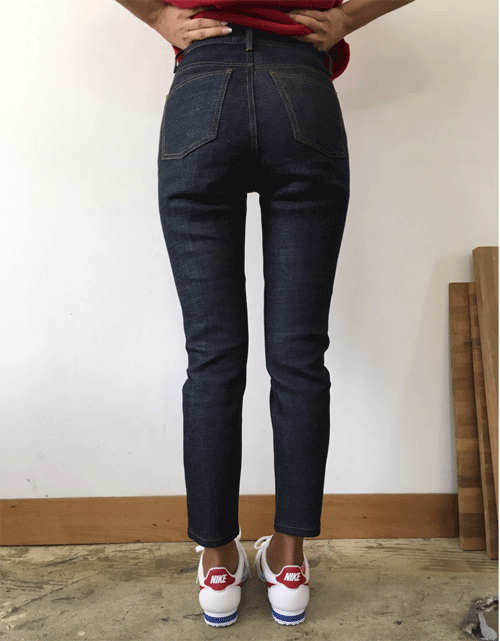 Women Jeans Pants Shelf Date Denim Vegetable Date 