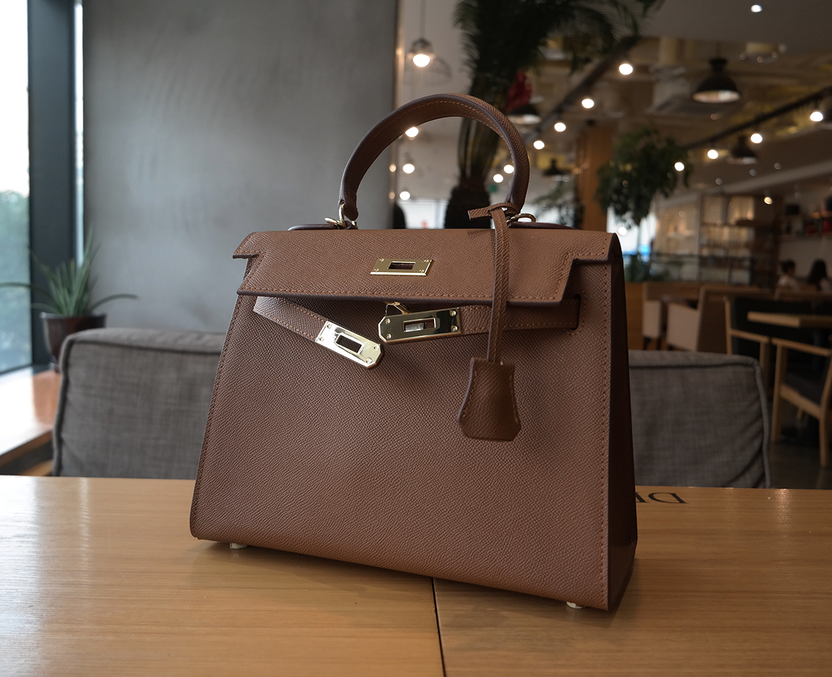 New Women's Bags Elegant Kelly Bag Luxury Cowhi