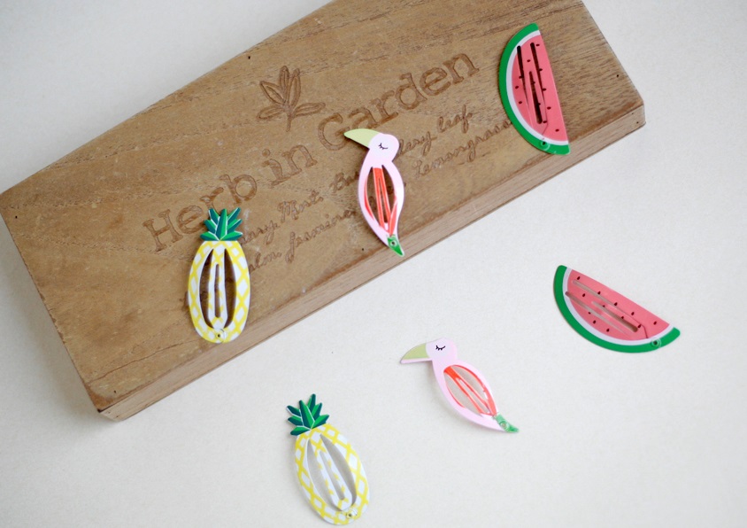 New 3 teaspoons tiny pin 2 pairs baby pair hair ac