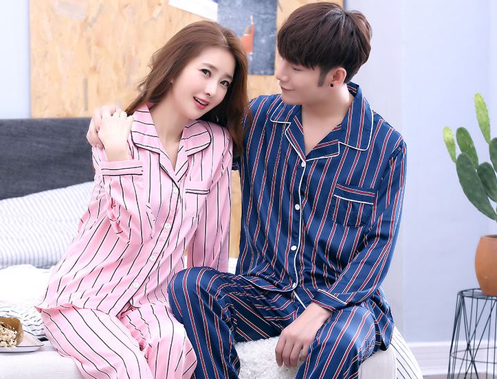 New striped couple pajamas Newlyweds Pajamas Homew