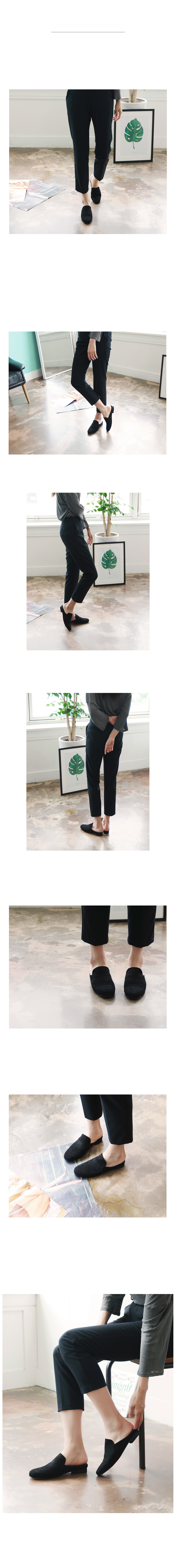 New Simple Suede Blouse 2cm Ladies Slippers Shoes