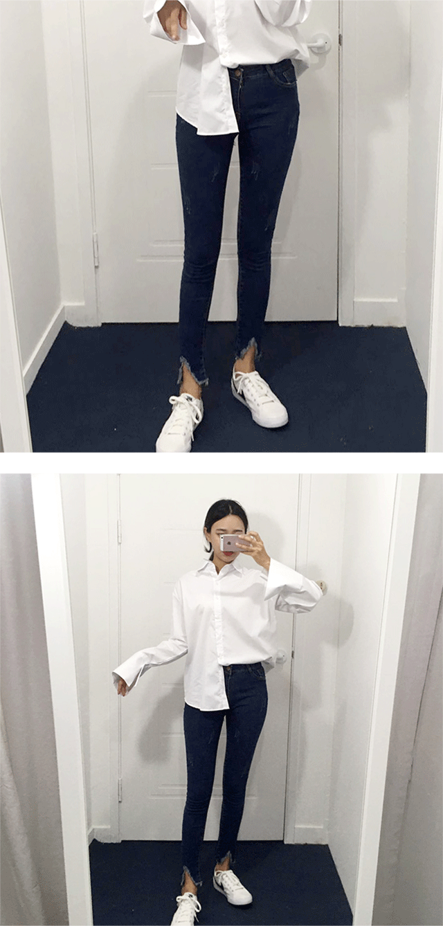 NEW FASHION LADY GIRL Blouse Autumn Cuff Shirt Str