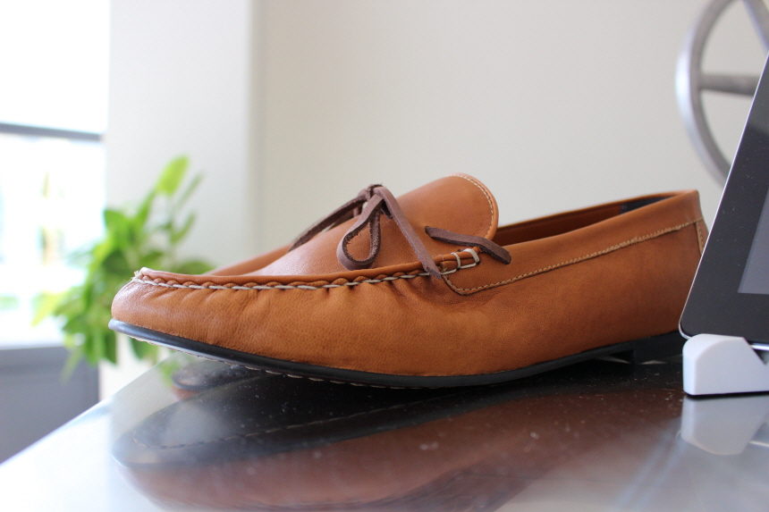 Men Leather Shoes Men's handmade lambskin loafe