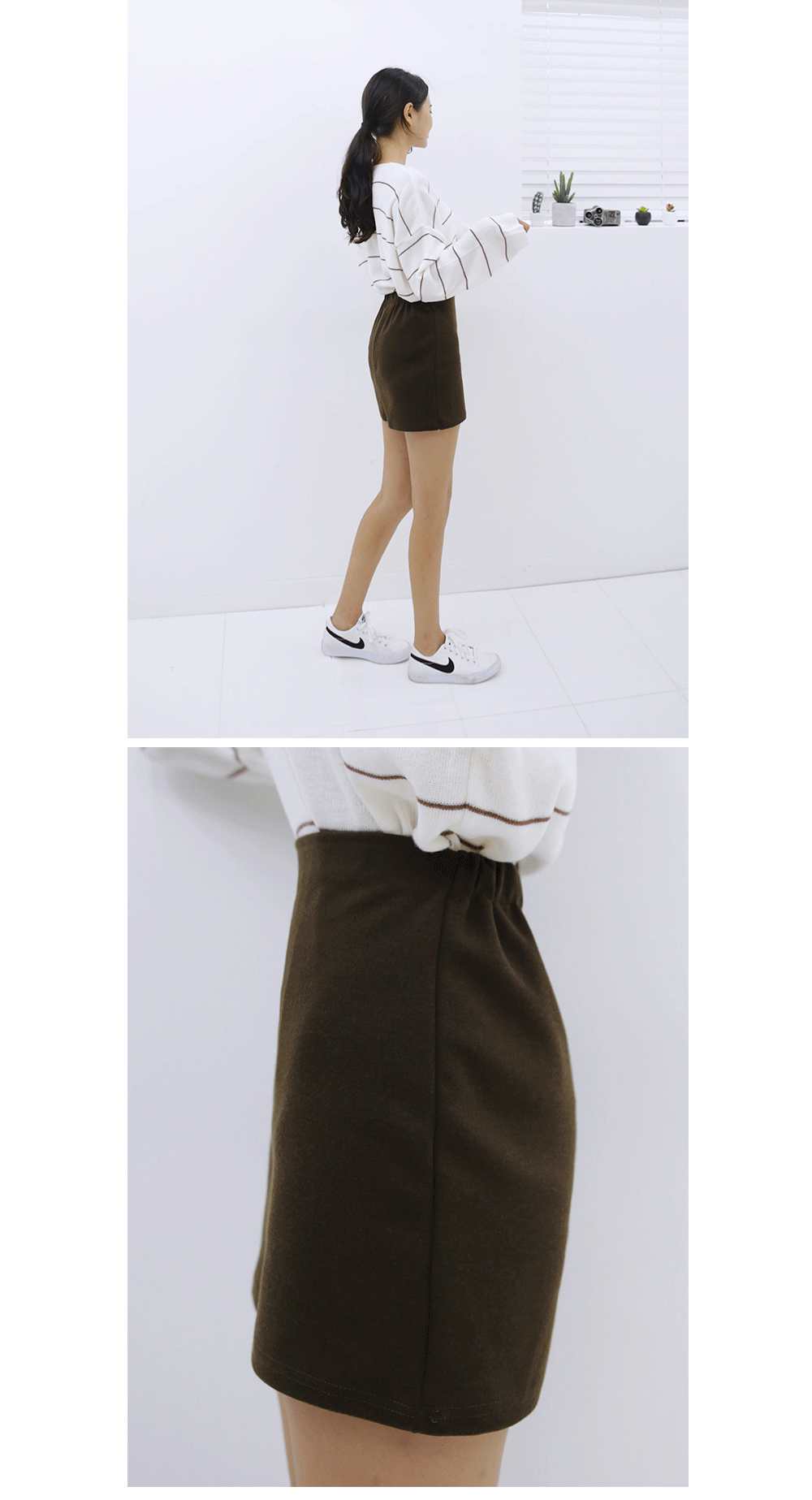 Daily Modern Bending Mini Skirt Autumn Skirt