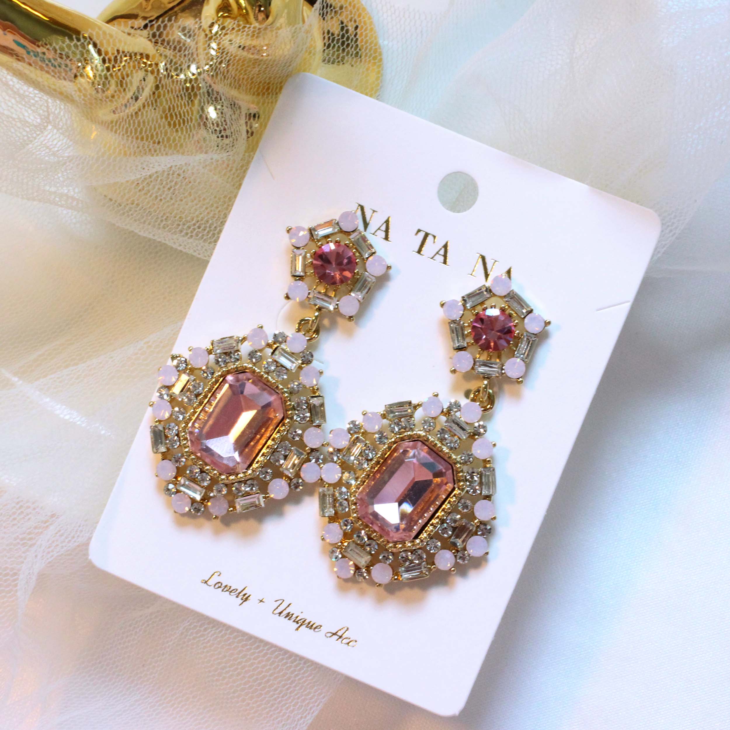 Romance vintage antique bold drop earrings gorgeou