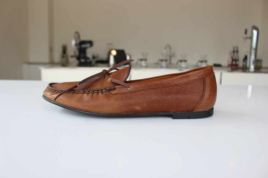 Men Leather Shoes Men's handmade lambskin loafe