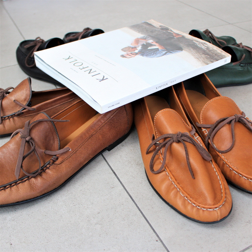 Men Leather Shoes Men's handmade lambskin loafe