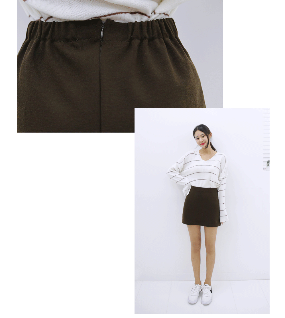 Daily Modern Bending Mini Skirt Autumn Skirt