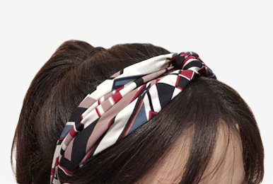 Paisley Bandana Hair Band Turban Wire Fall