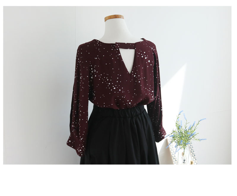 NEW FASHION LADY GIRL Blouse Love Blouse Wine, Ivo