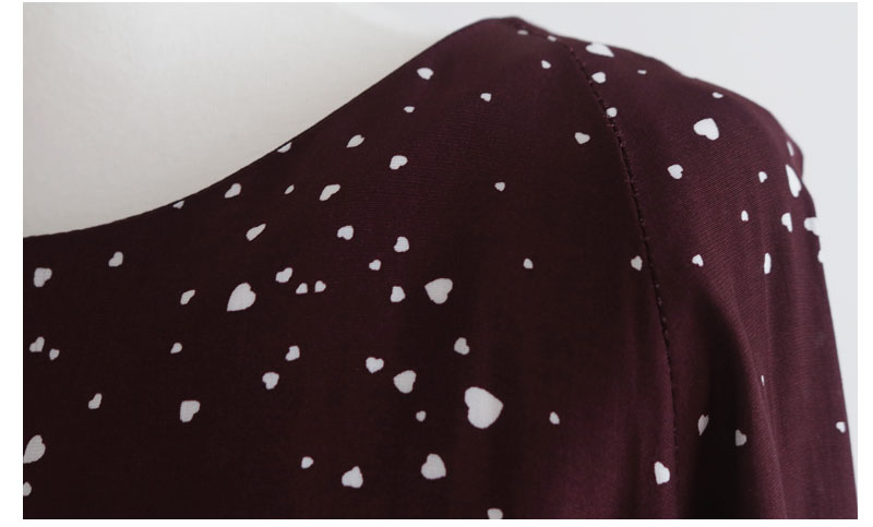 NEW FASHION LADY GIRL Blouse Love Blouse Wine, Ivo