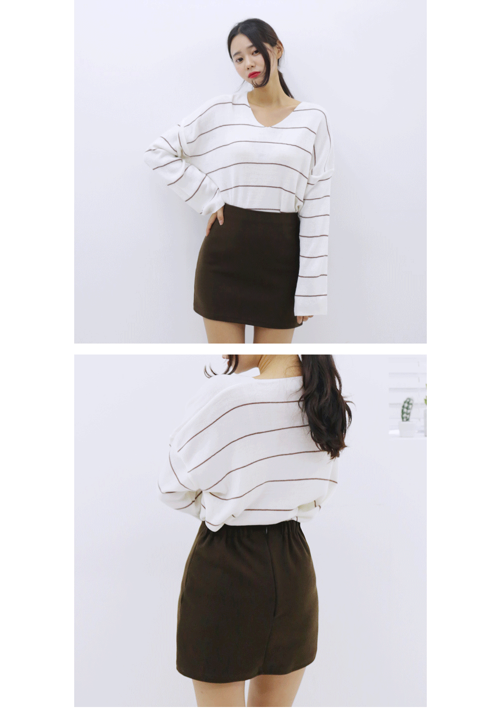 Daily Modern Bending Mini Skirt Autumn Skirt