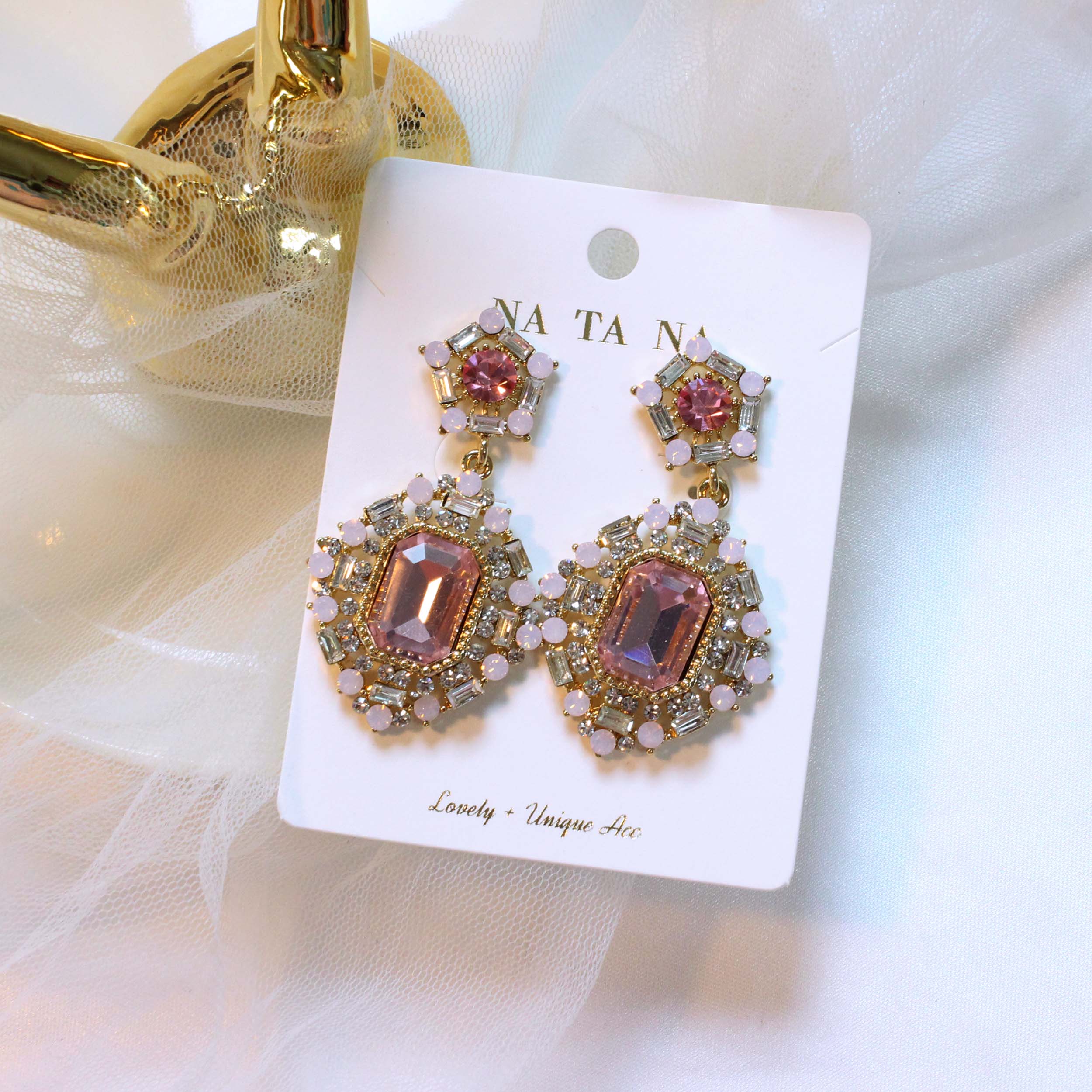 Romance vintage antique bold drop earrings gorgeou