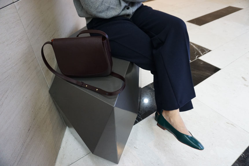 New Dabini DABini Real leather cowhide mini cross 