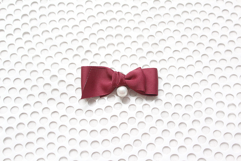 New Baby Hairpin Pearl Ribbon Hairpin