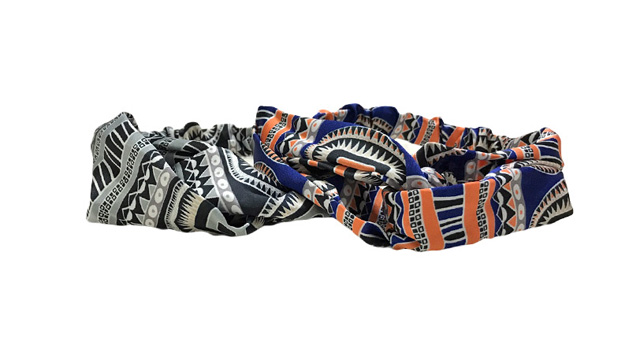 Paisley Bandana Hair Band Turban Wire Fall