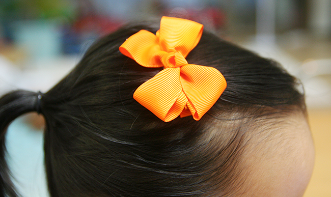 New 10 color ribbon pin set cute style child care 