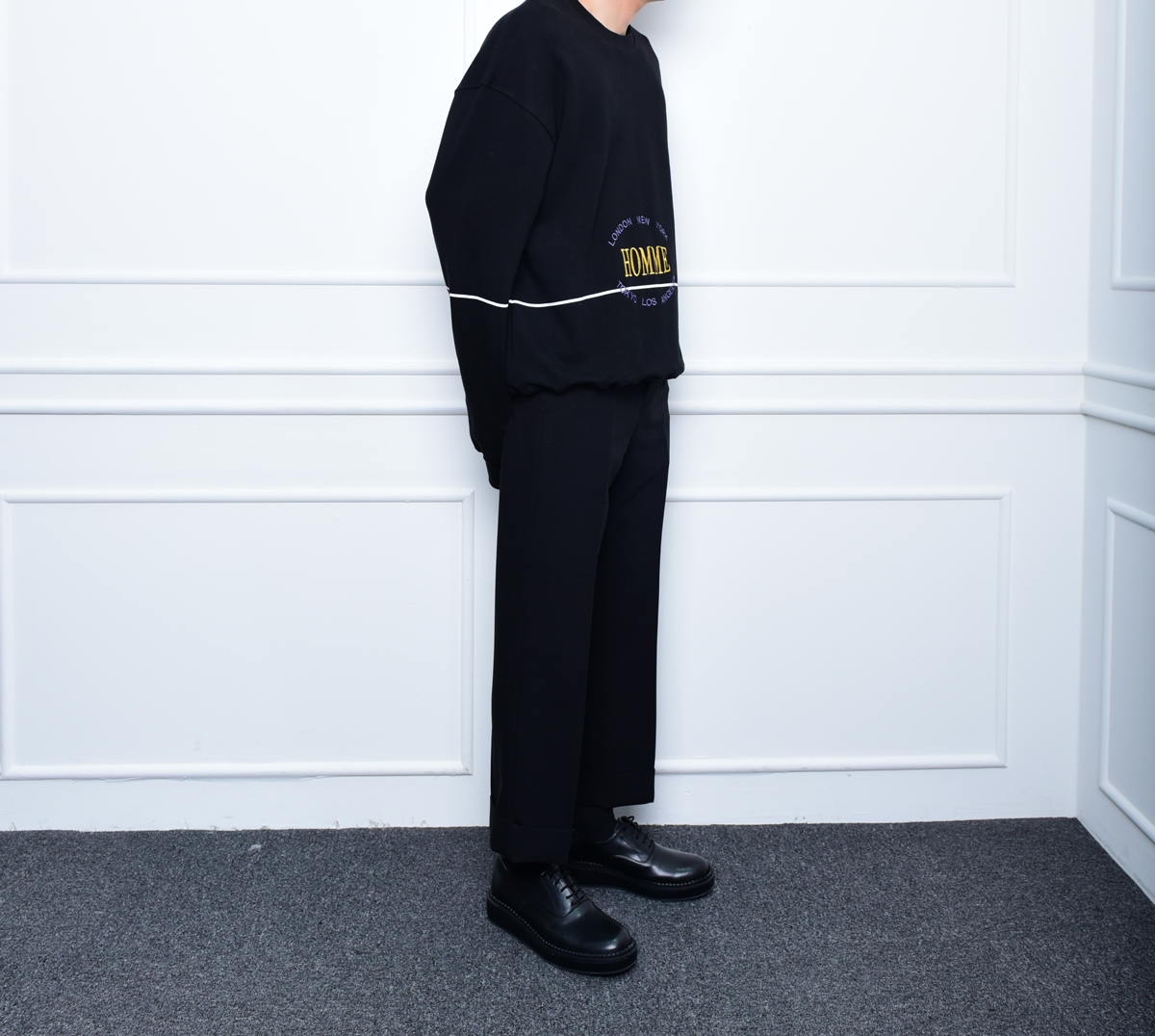 New Men's Dress Shoes 4cm Derby Clipper Shoes b