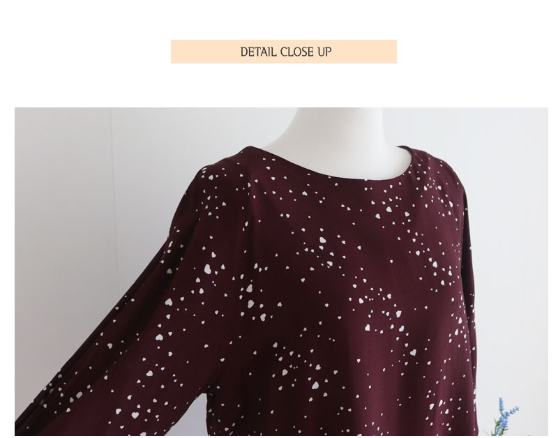 NEW FASHION LADY GIRL Blouse Love Blouse Wine, Ivo