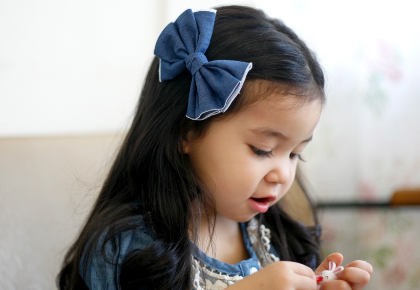 New Friendship Ribbon Tongue Pin Toddler Hair Acce