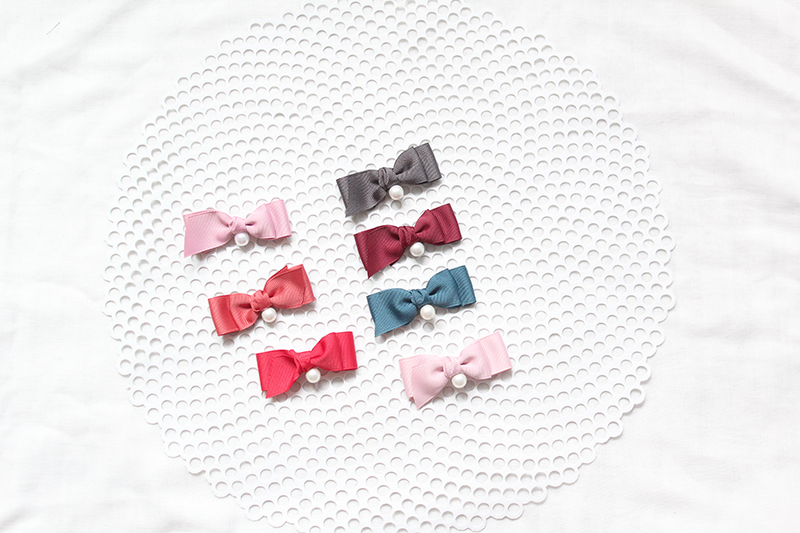 New Baby Hairpin Pearl Ribbon Hairpin