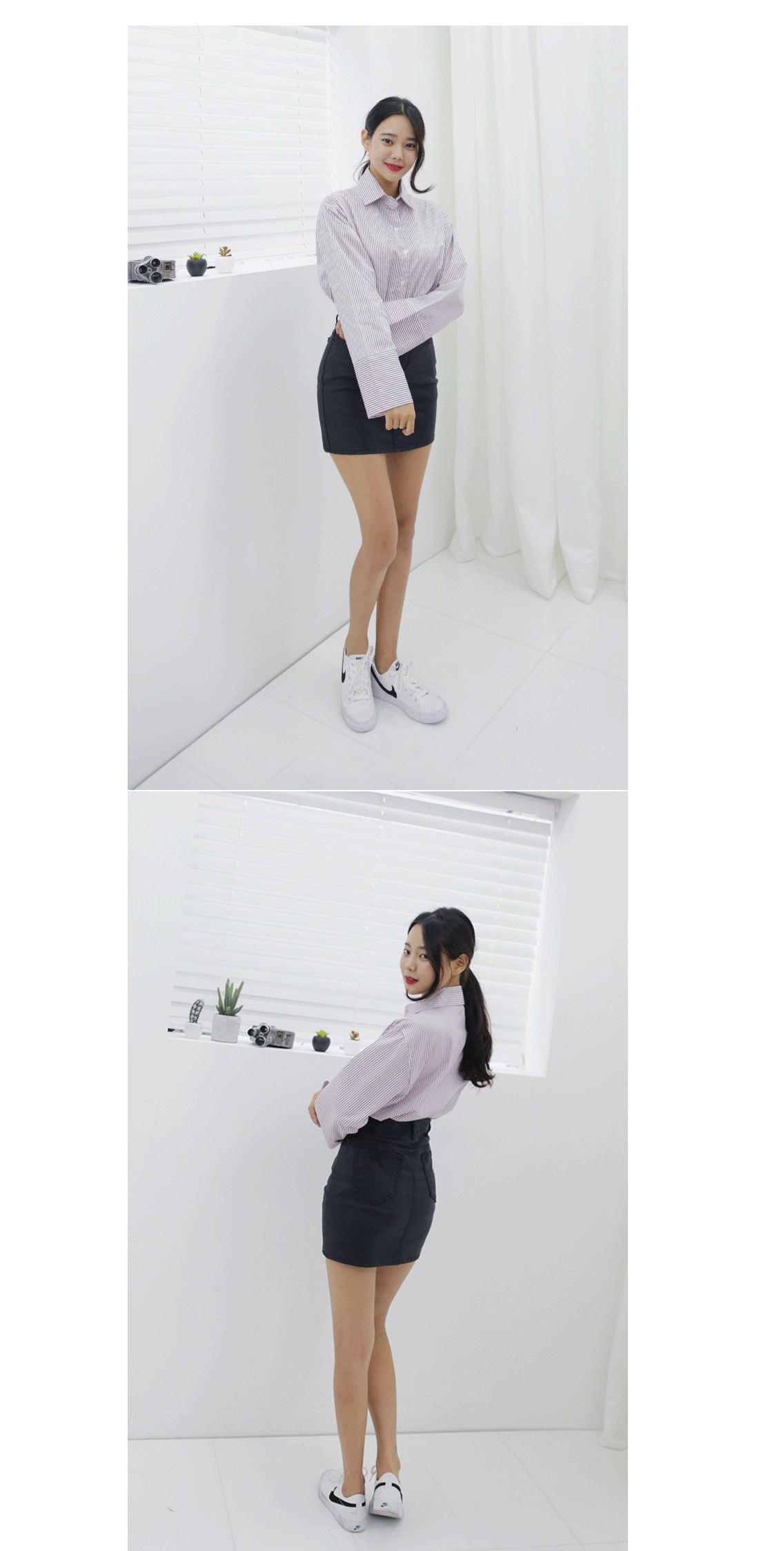 NEW FASHION LADY GIRL Blouse Autumn Cuff Shirt Str