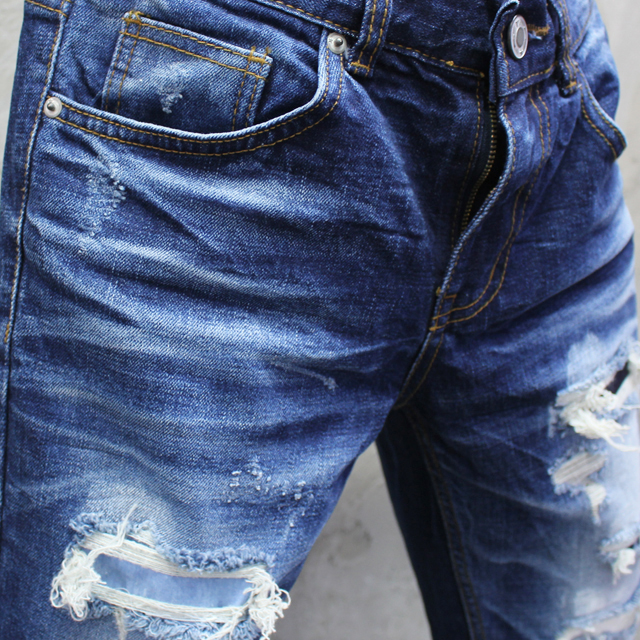 Korea Jeans Pants 975 Jin Chung Damage Jeans Big S