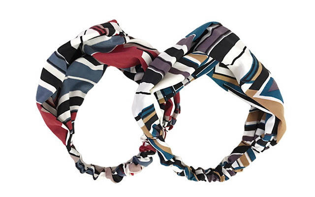 Paisley Bandana Hair Band Turban Wire Fall